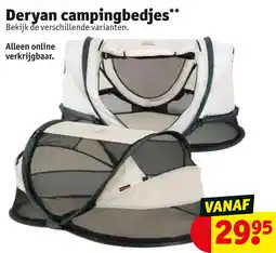 Kruidvat Deryan campingbedjes aanbieding