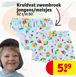 Kruidvat Kruidvat zwembroek jongens/meisjes aanbieding