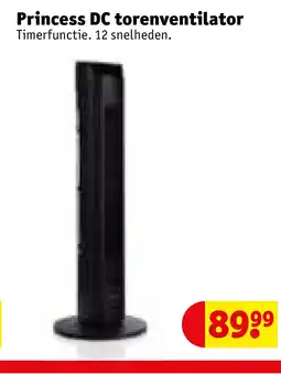 Kruidvat Princess DC torenventilator aanbieding