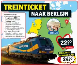 Kruidvat Treinticket aanbieding