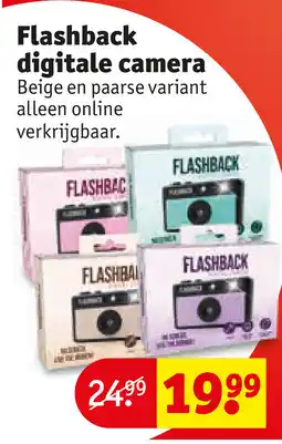 Kruidvat Flashback digitale camera aanbieding