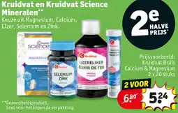 Kruidvat Kruidvat en Kruidvat Science Mineralen aanbieding