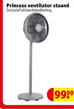 Kruidvat Princess ventilator staand aanbieding