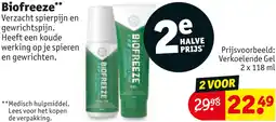 Kruidvat Biofreeze aanbieding