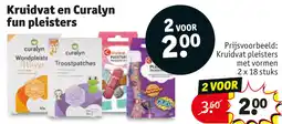 Kruidvat Kruidvat en Curalyn fun pleisters curalyn aanbieding