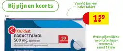 Kruidvat Kruidvat paracetamol 500 mg aanbieding