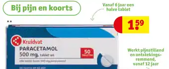 Kruidvat Kruidvat paracetamol 500 mg aanbieding