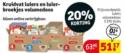 Kruidvat Kruidvat luiers en luierbroekjes volumedoos aanbieding