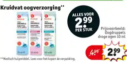 Kruidvat Kruidvat oogverzorging aanbieding