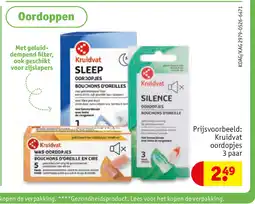 Kruidvat Oordoppen aanbieding