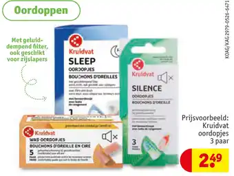 Kruidvat Kruidvat Oordoppen aanbieding