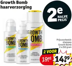 Kruidvat Growth Bomb haarverzorging aanbieding