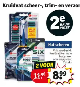 Kruidvat Kruidvat nat scheeren aanbieding