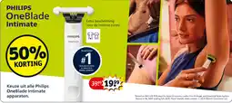 Kruidvat Keuze uit alle philips oneblade intimate apparaten aanbieding