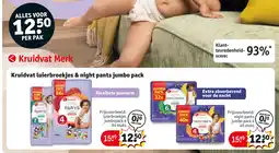 Kruidvat Kruidvat luierbroekjes & night pants jumbo pack aanbieding