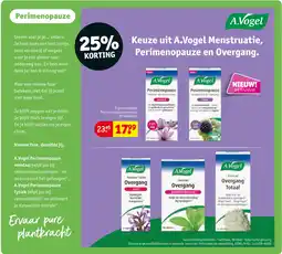 Kruidvat Keuze uit a.vogel menstruatie, perimenopauze en overgang aanbieding
