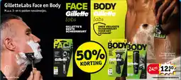 Kruidvat Gillettelabs face en body aanbieding