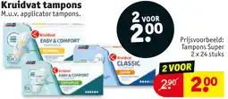 Kruidvat Kruidvat tampons aanbieding