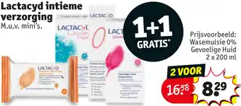 Kruidvat Lactacyd intieme verzorging aanbieding