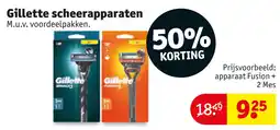 Kruidvat Gillette scheerapparaten aanbieding