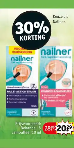 Kruidvat Keuze uit Nailner aanbieding
