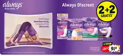 Kruidvat Always Discreet aanbieding