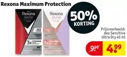 Kruidvat Rexona Maximum Protection aanbieding