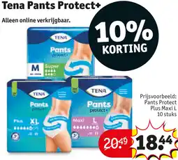 Kruidvat Tena Pants Protect+ aanbieding