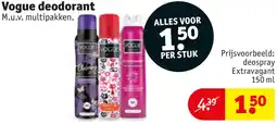Kruidvat Vogue deodorant aanbieding