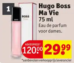 Kruidvat Hugo Boss Ma Vie aanbieding