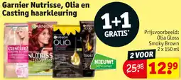 Kruidvat Garnier Nutrisse, Olia en Casting haarkleuring aanbieding