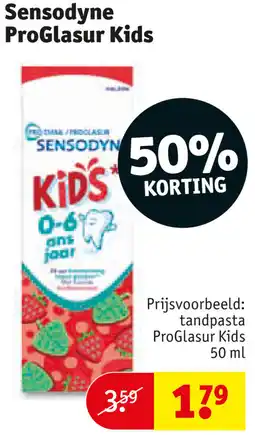 Kruidvat Sensodyne ProGlasur Kids aanbieding