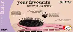 Kruidvat Zenner detangling brush aanbieding