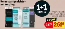Kruidvat Remescar gezichtsverzorging aanbieding