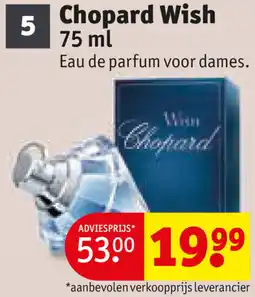 Kruidvat Chopard Wish aanbieding