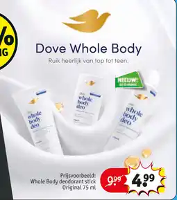 Kruidvat Dove Whole Body aanbieding