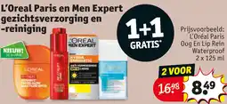 Kruidvat L'Oreal Paris en Men Expert gezichtsverzorging en reiniging aanbieding