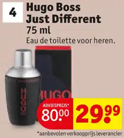 Kruidvat Hugo Boss Just Different aanbieding
