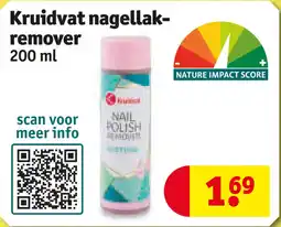 Kruidvat Kruidvat nagellakremover aanbieding