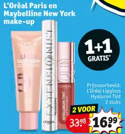 Kruidvat L'Oréal Paris en Maybelline New York make-up aanbieding