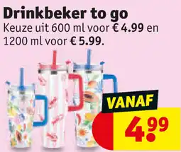 Kruidvat Drinkbeker to go aanbieding