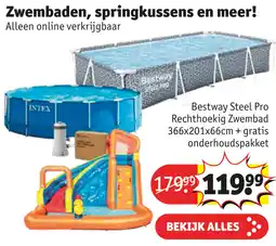 Kruidvat Zwembaden, springkussens en meer! aanbieding