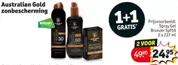 Kruidvat Australian Gold zonbescherming aanbieding