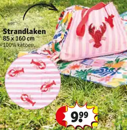 Kruidvat Strandlaken aanbieding