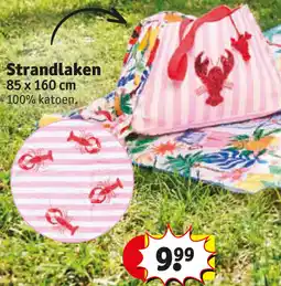 Kruidvat Strandlaken aanbieding