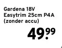 GAMMA Gardena 18V Easytrim 25cm P4A (zonder accu) aanbieding