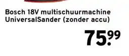 GAMMA Bosch 18V multischuurmachine UniversalSander (zonder accu) aanbieding