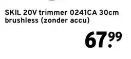 GAMMA SKIL 20V trimmer 0241CA 30cm brushless (zonder accu) aanbieding