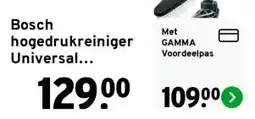 GAMMA Bosch hogedrukreiniger Universal Aquatak 125 Home & Car kit aanbieding