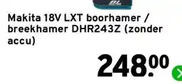 GAMMA Makita 18V LXT boorhamer / breekhamer DHR243Z (zonder accu) aanbieding